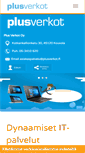 Mobile Screenshot of plusverkot.fi