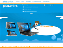 Tablet Screenshot of plusverkot.fi